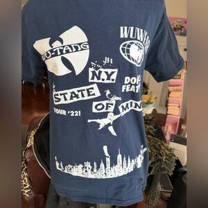 Navy blue Wu-Tang T-shirt. Official merch.